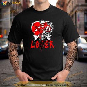 Loser Lover Dripping Heart Laser Red 5s Matching Shirt 2