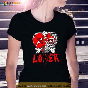 Loser Lover Dripping Heart Laser Red 5s Matching Shirt 4