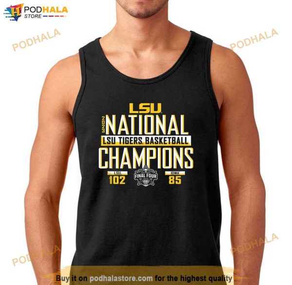 LSU Tigers National Champs 2023 Womens Basketball Score Shirt