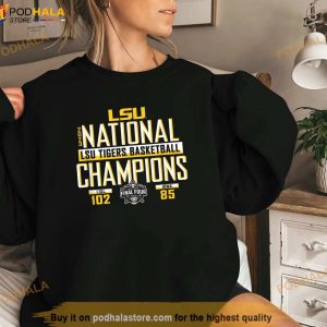 Lsu Tigers National Champs 2023 Womens Basketball Score Shirt Lsu Championship Shirt 2