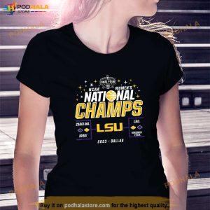 LSU Tigers National Champs 2023 Womens Basketball Stars Shirt, LSU championship Shirt