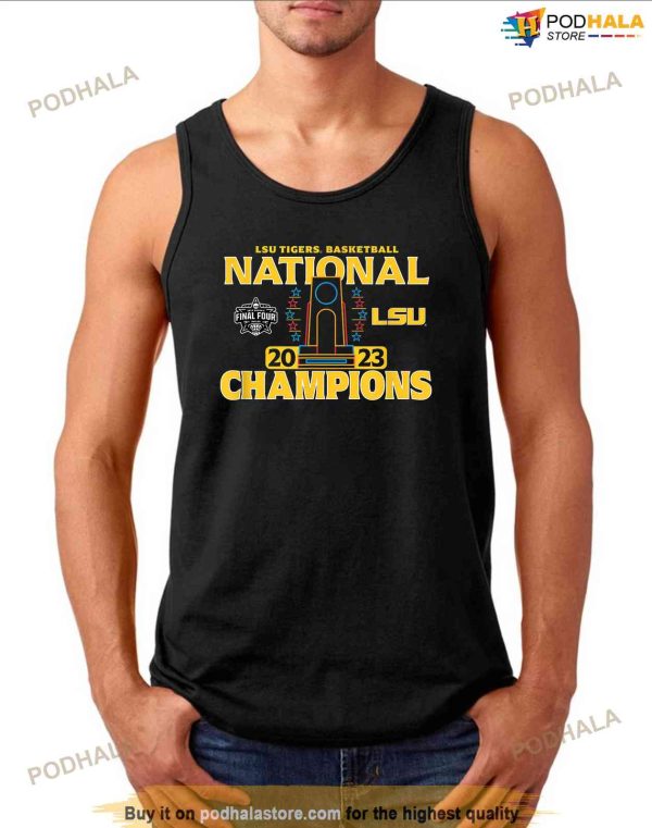 LSU Tigers National Champs 2023 Womens Basketball Trophy Shirt