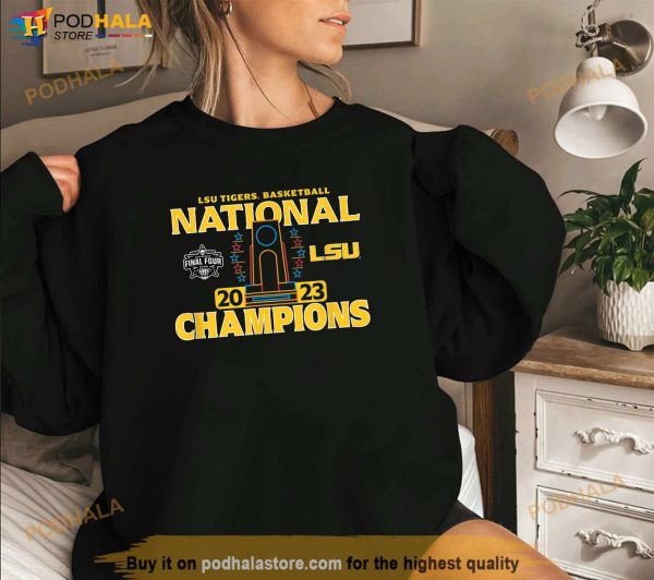 LSU Tigers National Champs 2023 Womens Basketball Trophy Shirt, LSU championship Shirt