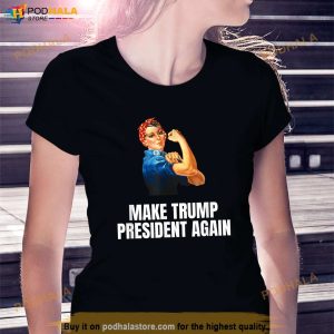 Make Trump President Again 2024 T Shirt Donald Trump Gifts 3