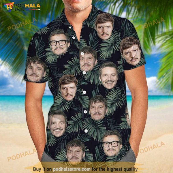 Mandalorian Pedro Pascal Hawaiian 3D Shirt, Summer Vacation Gift For Women Men