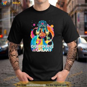 Marvel Guardians Of The Galaxy Volume 3 Bowie Space Rainbow Shirt 2