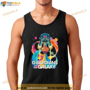 Marvel Guardians Of The Galaxy Volume 3 Bowie Space Rainbow Shirt 3