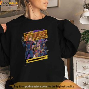 Marvel Guardians Of The Galaxy Volume 3 Comic Style And Logo Shirt 3