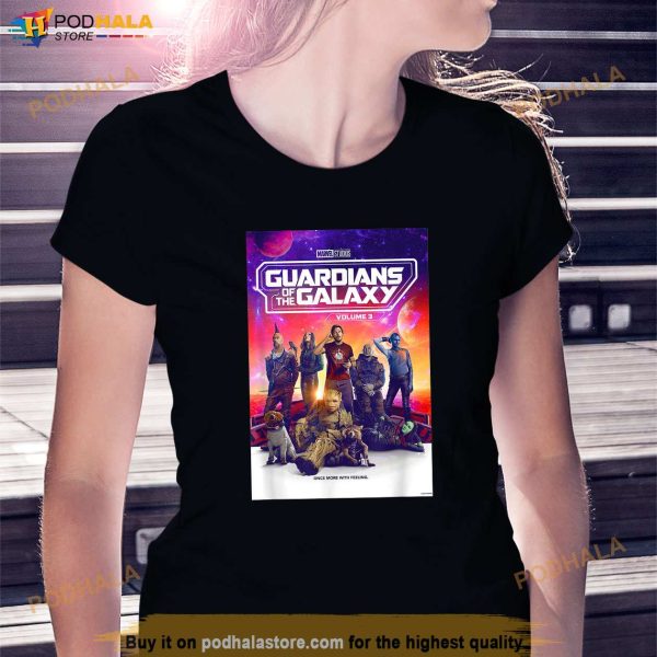 Marvel Guardians of the Galaxy Volume 3 Movie Poster Shirt
