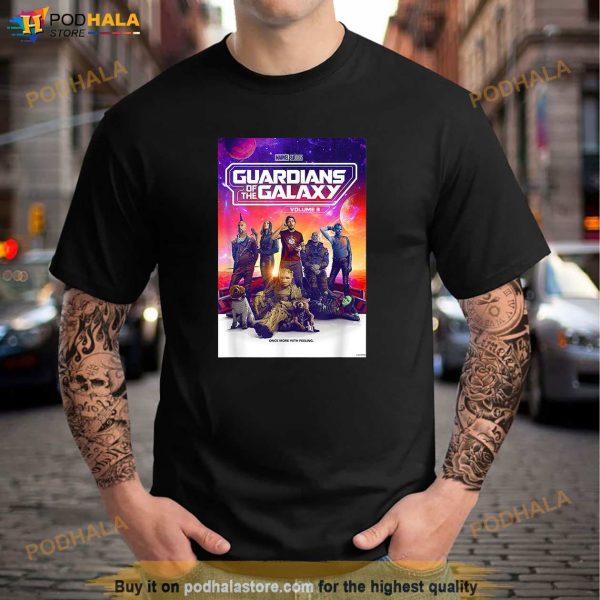 Marvel Guardians of the Galaxy Volume 3 Movie Poster Shirt