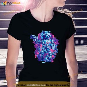 Marvel Guardians Of The Galaxy Volume 3 Rocket Team Space Shirt 4