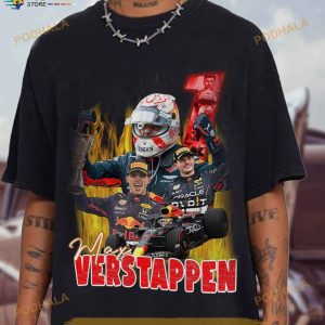 Max Verstappen Shirt, Champion Formula Racing F1 Player Merch