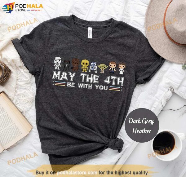 May The 4th Be With You Shirt, Disney Matching Star War Character Tee