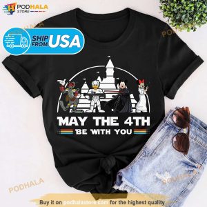 May The 4th Be With You Shirt, May the Fourth Magic Kingdom, Galaxys Characters Shirt