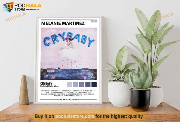 Melanie Martinez CryBaby Album Poster No Frame, Melanie Marinez Merch