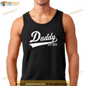 Mens 1st Time Dad Est 2023 New First Fathers Day Daddy 2023 Shirt 3