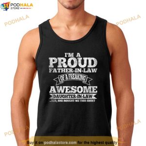 Mens Father In Law Fathers Day From Daughter In Law Shirt 3
