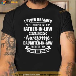Mens Father In Law Of Awesome Daughter In Law Shirt 2
