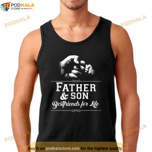 Mens Father Son Friends Fist Bump Tshirt Dad Fathers Day Family Tshirt 2