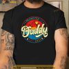 Mens Promoted To Daddy 2023 First Time Fathers Day New Dad Shirt