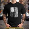 Mens Step Dad Best Bonus Dad Ever For Stepdad American Flag Shirt