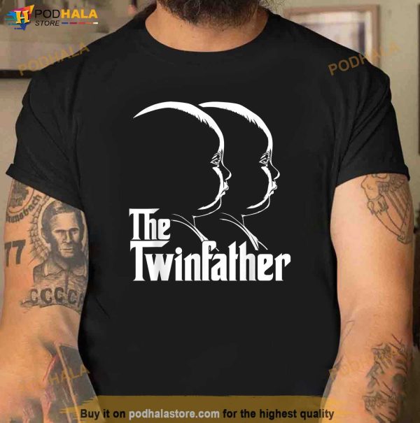 Mens The Twinfather Funny Father Of Twins Dad Gift Shirt, New Father Gifts