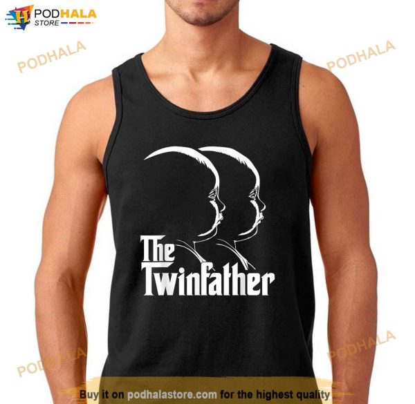 Mens The Twinfather Funny Father Of Twins Dad Gift Shirt, New Father Gifts