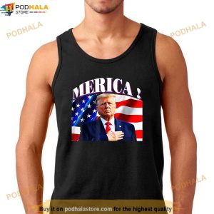 Merica Donald Trump Candidate Presidents Day T Shirt 2