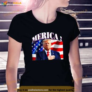 Merica Donald Trump Candidate Presidents Day T Shirt 3