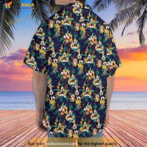 Mickey Floral Colorful Retro Tropical Hawaiian Shirt Summer Vacation Gift 3