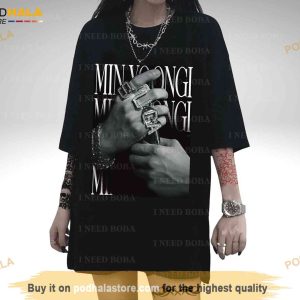 Min Yoongi Shirt Suga Bts Kpop Fans Gift D Day Album Tour Merch 2