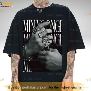 Min Yoongi Shirt Suga Bts Kpop Fans Gift D Day Album Tour Merch 3