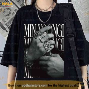 Min Yoongi Shirt Suga Bts Kpop Fans Gift D Day Album Tour Merch 4