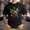 Monster Truck Autism Awareness Puzzle Piece Gift For Boys Shirt