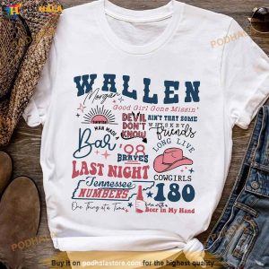 Morgan Wallen Shirt Wallen Western Leopard Cowboy - Anynee