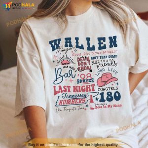 Morgan Wallen Shirt Wallen Western Leopard Cowboy - Anynee