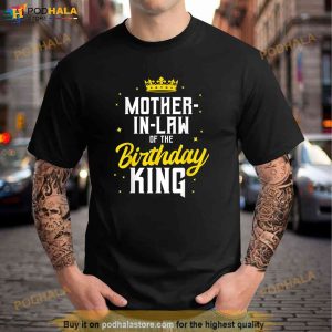 MotherInLaw of the Birthday King Party Crown Bday Shirt 2