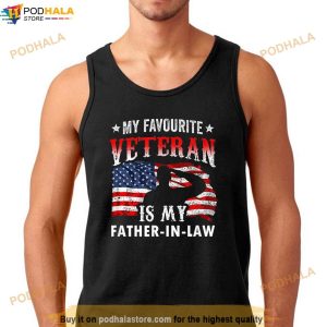 My Favorite Veteran Is My Fatherinlaw Family Veterans Day Shirt 3