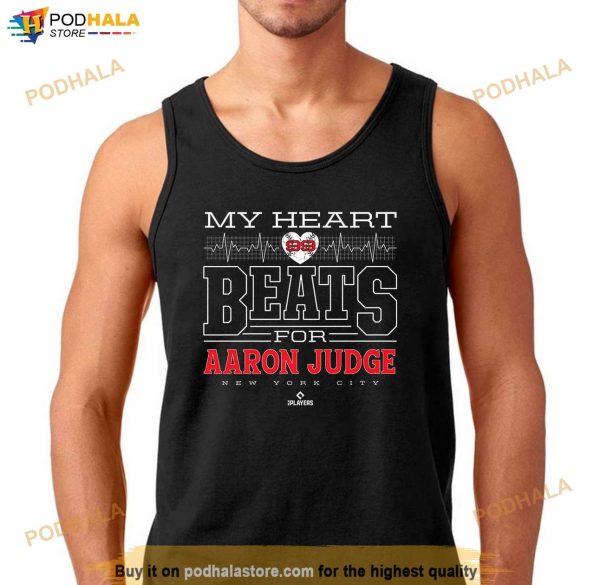 My Heart Beats For Aaron Judge Shirt, Womens Yankee Shirt