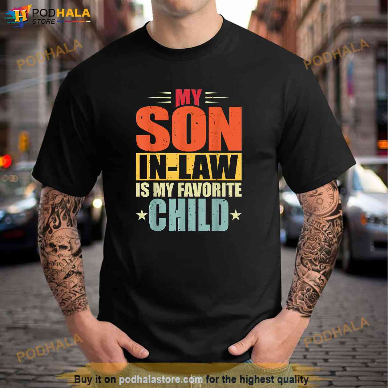 Gebakjes majoor Flitsend My Son In Law Is My Favorite Child Funny Family Humor Retro Shirt - Bring  Your Ideas, Thoughts And Imaginations Into Reality Today