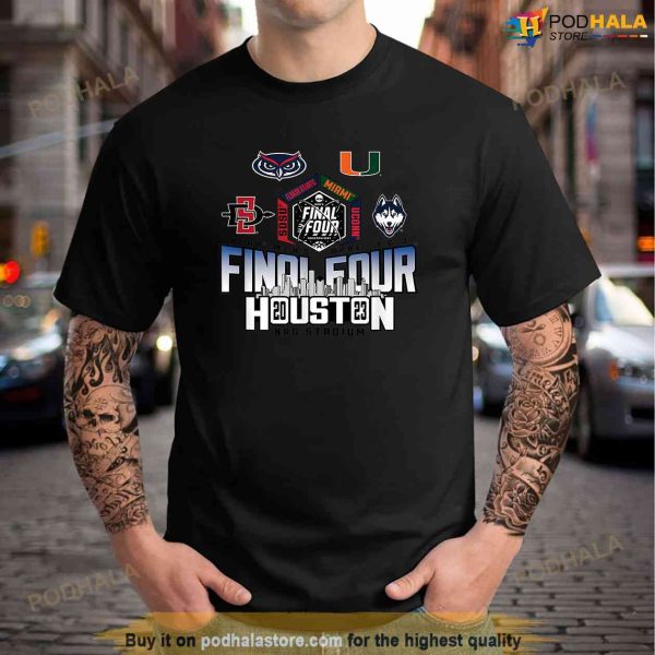 NCAA Final Four 2023 Basketball Houston Texas Shirt