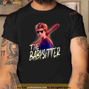 Netflix Stranger Things Steve The Babysitter Portrait Tee, Steve Harrington Shirt