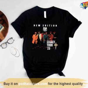 New Edition Band Legacy Tour 2023 Tshirt New Edition Band Merch