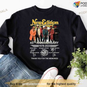 News Edition 45th Anniversary 1978-2023 Thank You for The Memories Signatures Shirt