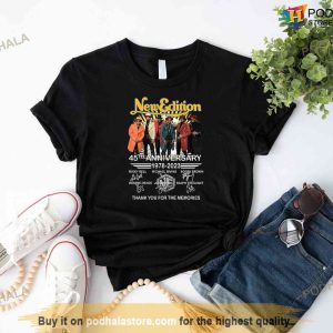 News Edition 45th Anniversary 1978 2023 Thank You For The Memories Signatures Shirt 2