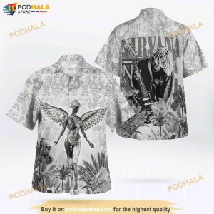 Nirvana Rock And Roll Hawaiian Shirt, Beach Aloha Shirt For Men Women