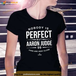 Nobody Is Perfect Mlbpa Aaron Judge Baseball Player New York Shirt 3