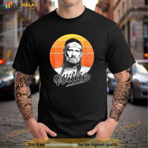 Official Willie Nelson Sunset Photo Shirt 2