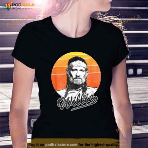 Official Willie Nelson Sunset Photo Shirt 4