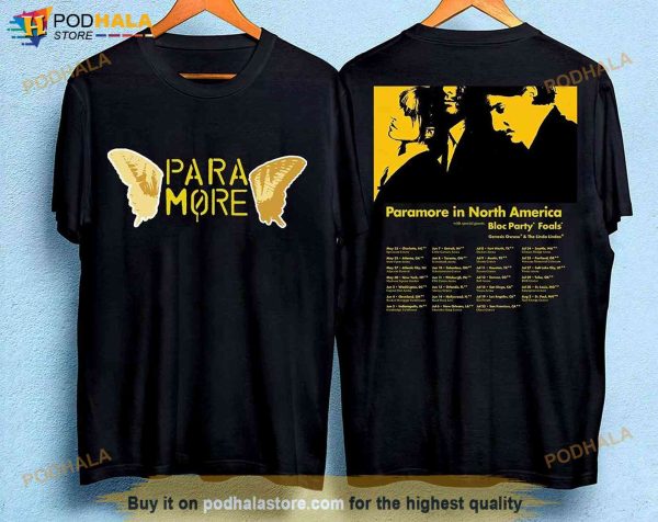 Paramore 2023 Tour Shirt, Paramore In North America Tour Merch